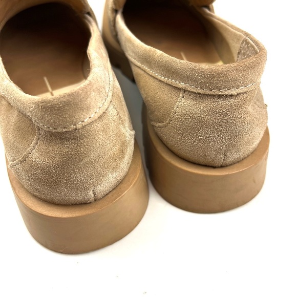 Dolce Vita Elias Lug Sole Loafers Dune Suede size 8 - Picture 5 of 6